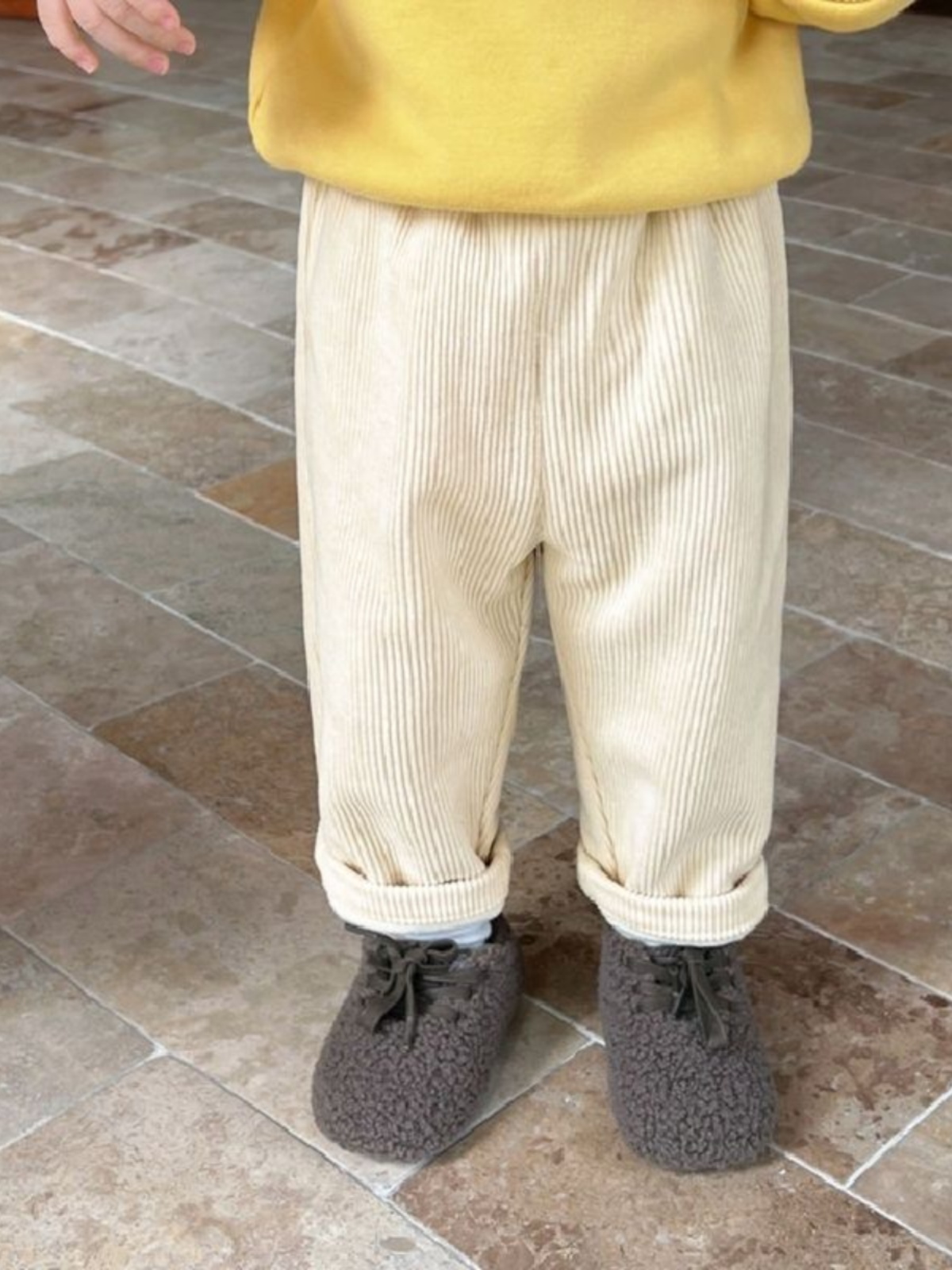 Autumn Winter Fleece Lined Cor - Corduroy Pant Warm review and price