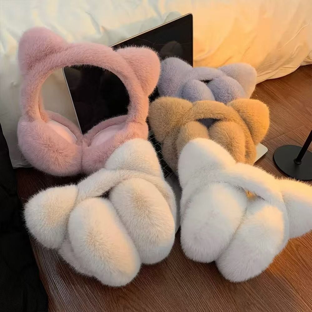 Cute Cat Earmuffs Winter Warm  - Earmuffs Foldable review and price