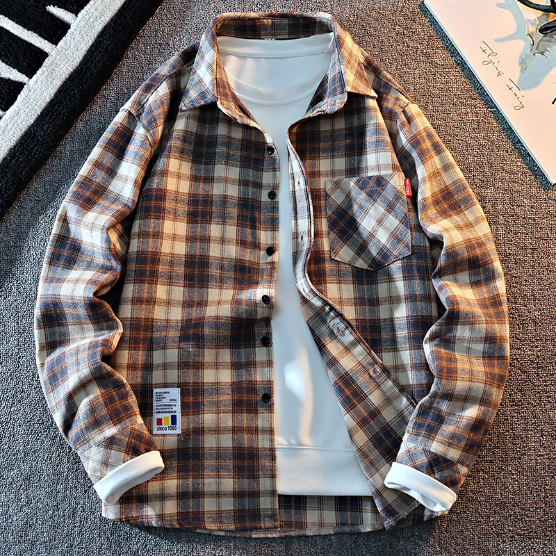 2025 New Arrival Mens Plaid Sh - Flannel Shirt Lined review and price