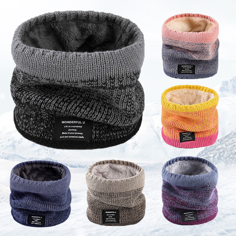 Winter Women Men's Knitted Gra - Wool Scarf Men review and price