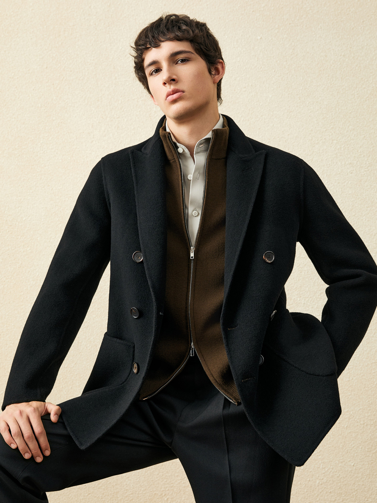Men‘s 100% Wool Short Coat | B - Wool Coat Peacoat review and price