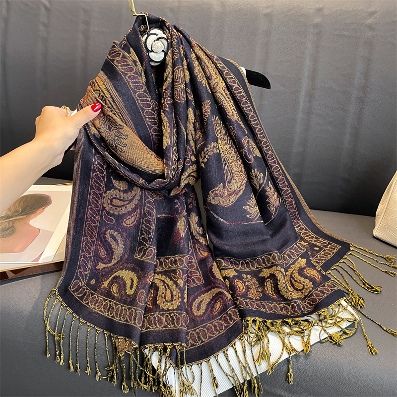 Luxury Brand Autumn Cashmere P - Cashmere Pashmina Wrap review and price