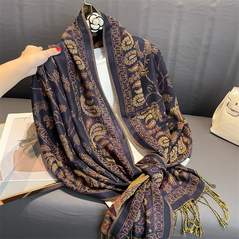Luxury Brand Autumn Cashmere P - Cashmere Pashmina Wrap review and price