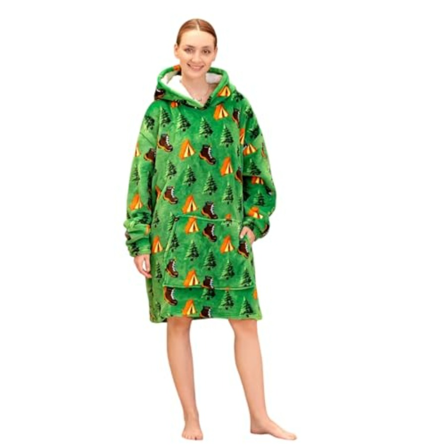 Wearable Blanket Hoodie for Ad - Sherpa Hoodie Fleece review and price