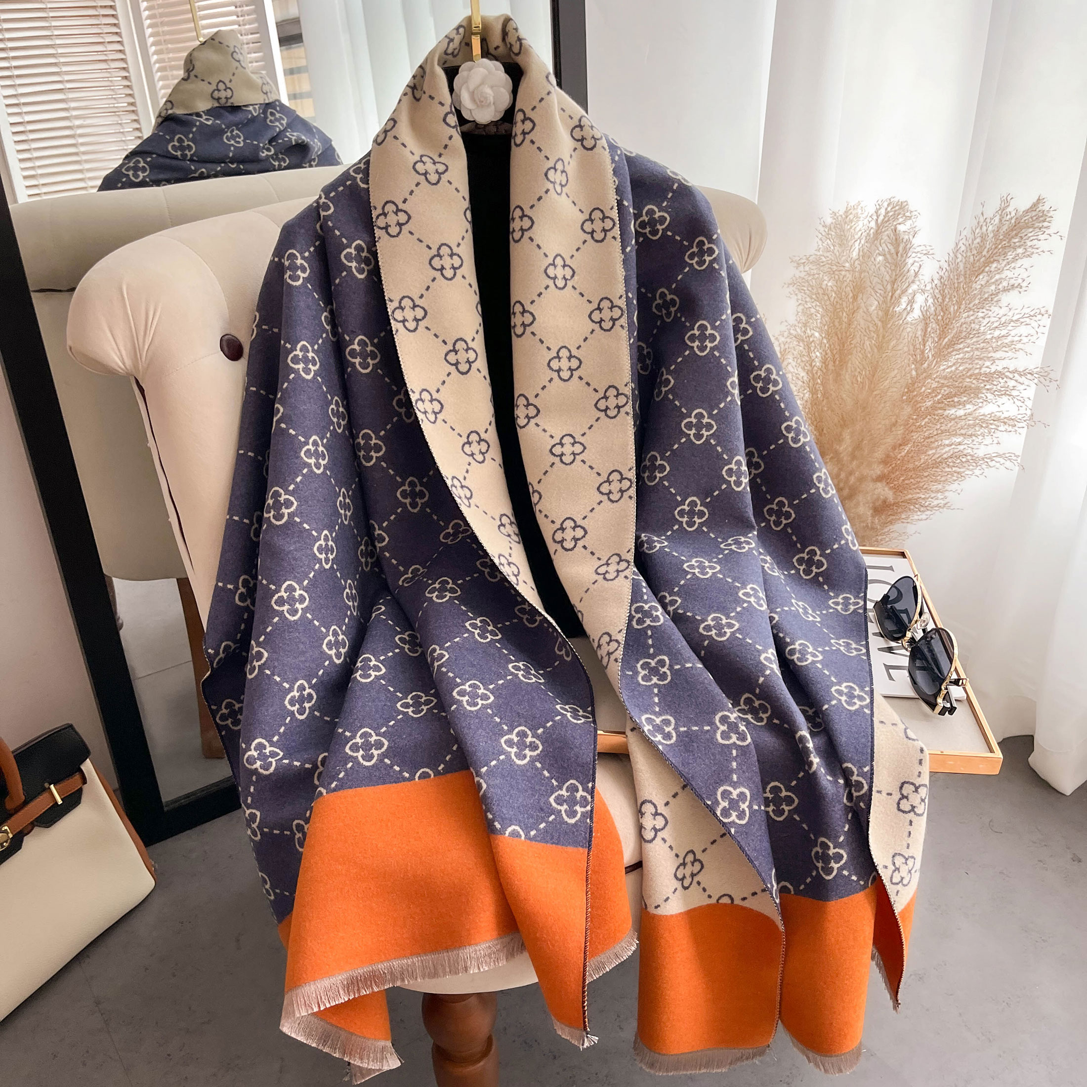 NEW Luxury Winter Thick Warm S - Wool Scarf Men review and price