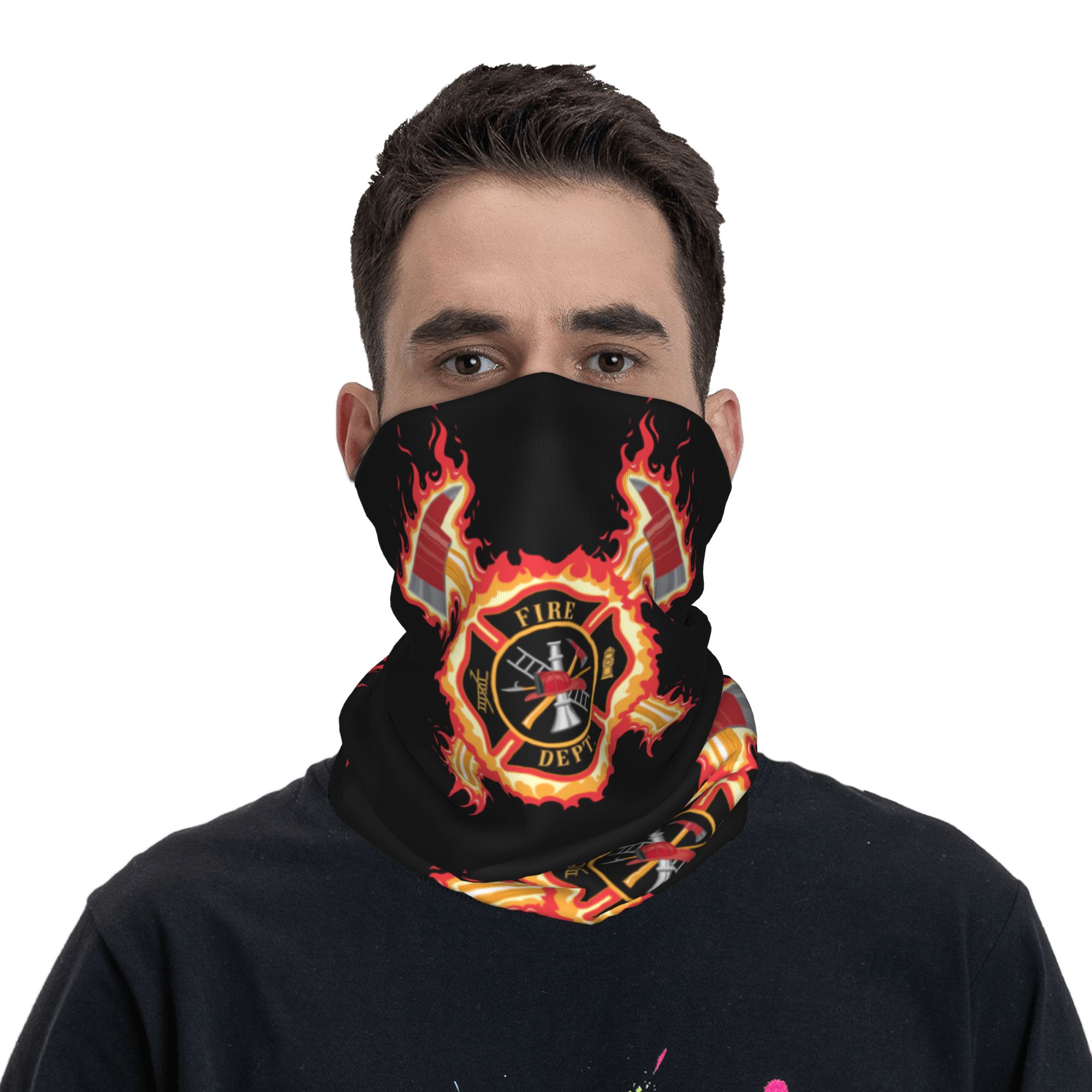 Custom Firefighter Cross Banda - Neck Gaiter Fleece review and price
