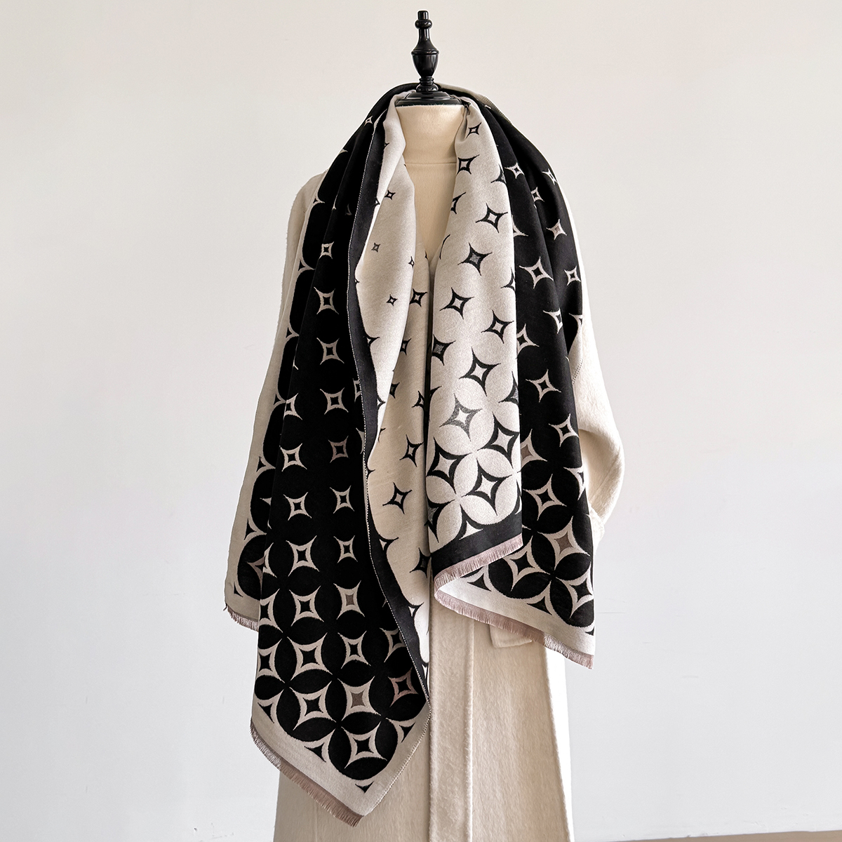 Luxury Winter Scarf Women Cash - Wool Scarf Men review and price