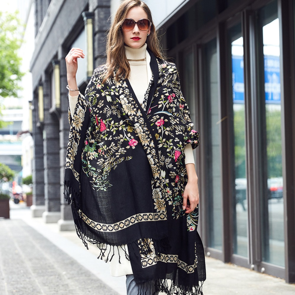 Luxury Brand Scarf Female Male - Cashmere Pashmina Wrap review and price