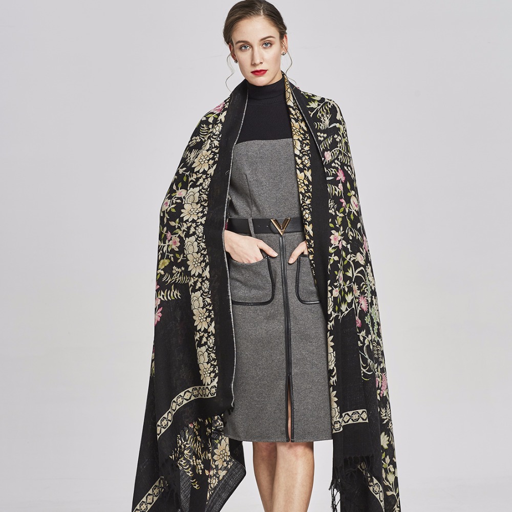 Luxury Brand Scarf Female Male - Cashmere Pashmina Wrap review and price