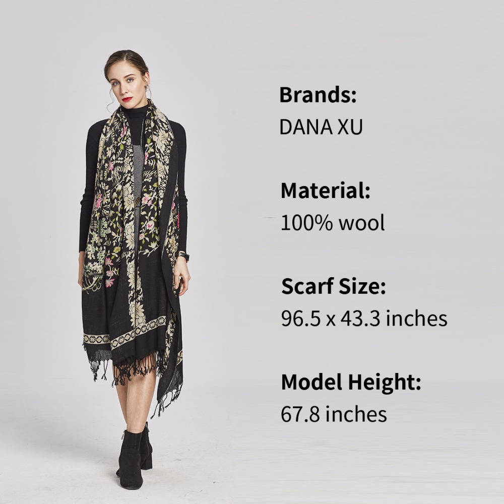 Luxury Brand Scarf Female Male - Cashmere Pashmina Wrap review and price